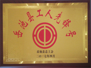 2017.04 嶽池縣工(gōng)人(rén)先鋒号